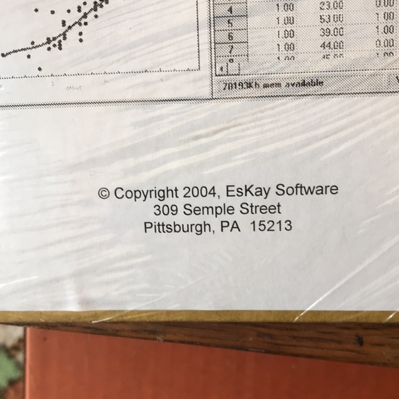 Computer statistics software cd graphing CD vintage New - Picture 2 of 4